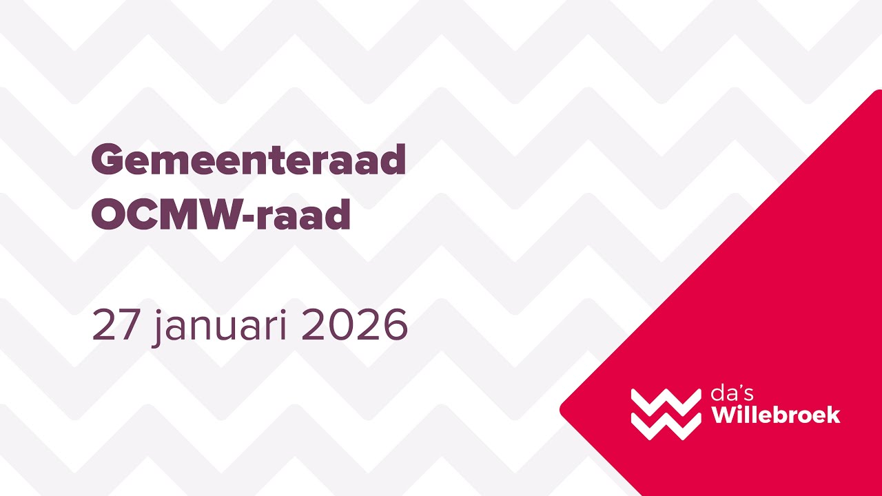 Gemeente- en OCMW-raad 27 januari 2026