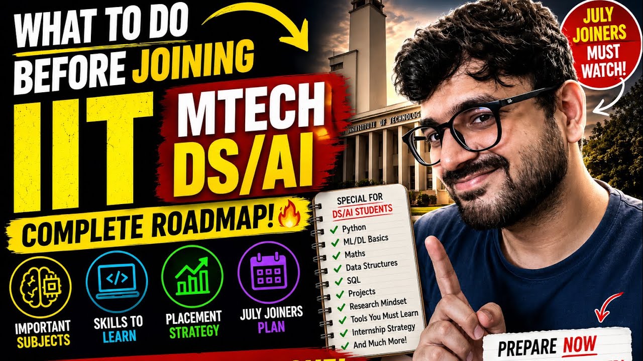 Before Joining MTech DS/AI in IITs&hellip; WATCH THIS! 😳