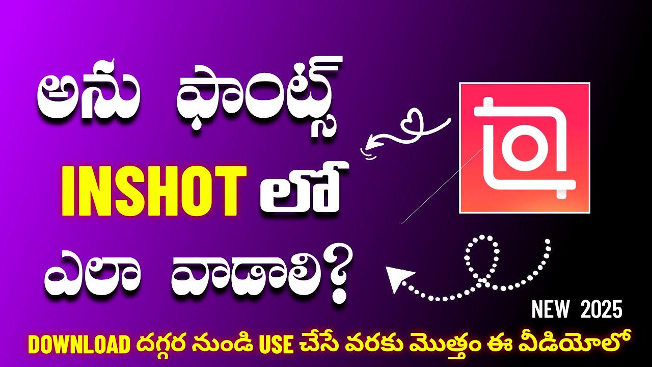 How to Add Anu Fonts in Inshot | Telugu Tutorial | Easy Method