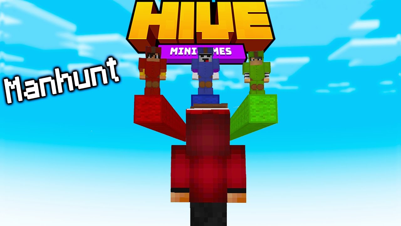 Treasure Wars Pro vs 3 Hunters (Minecraft Manhunt)