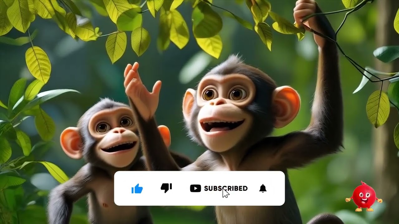 Monkey See, Monkey Do! | Jungle Animal Imitation Song for Kids | Redbubble Rhymes