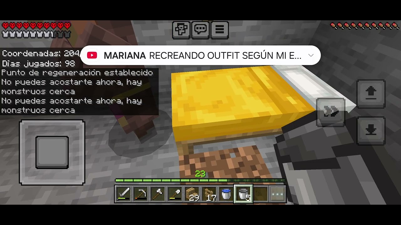 Hola gente otra vez en Minecraft #3 (casi me muero)