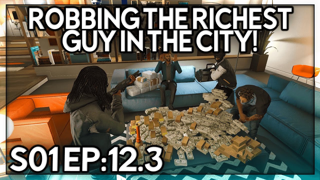 Episode 12.3: Robbing The Richest Guy In Town! | GTA RP | GrizzleyWorld WHITELIST