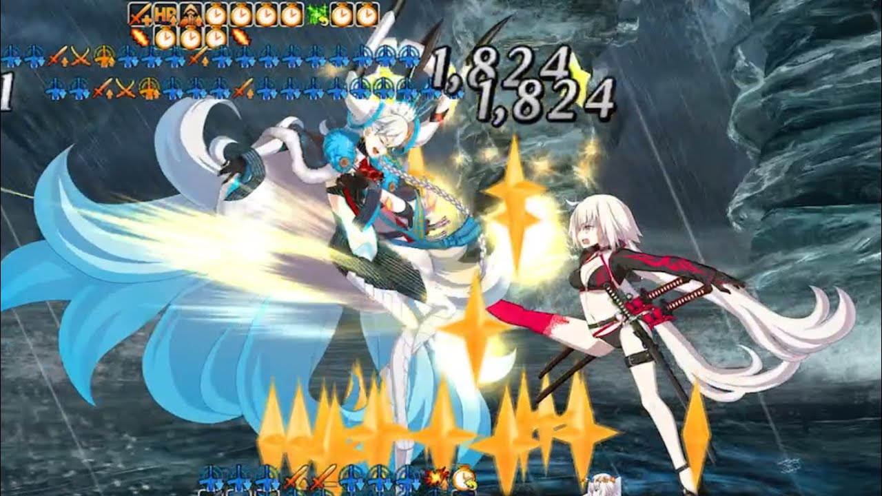 [FGO] Aqua Marie vs Lv.120 Jeanne Alter Summer