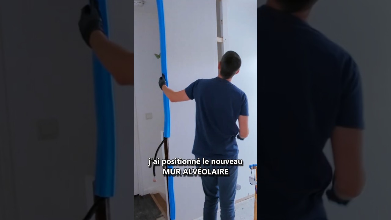 Comment MONTER un MUR ALV&Eacute;OLAIRE pour rallonger les ANCIENNES CLOISONS ?  #renovation #diy