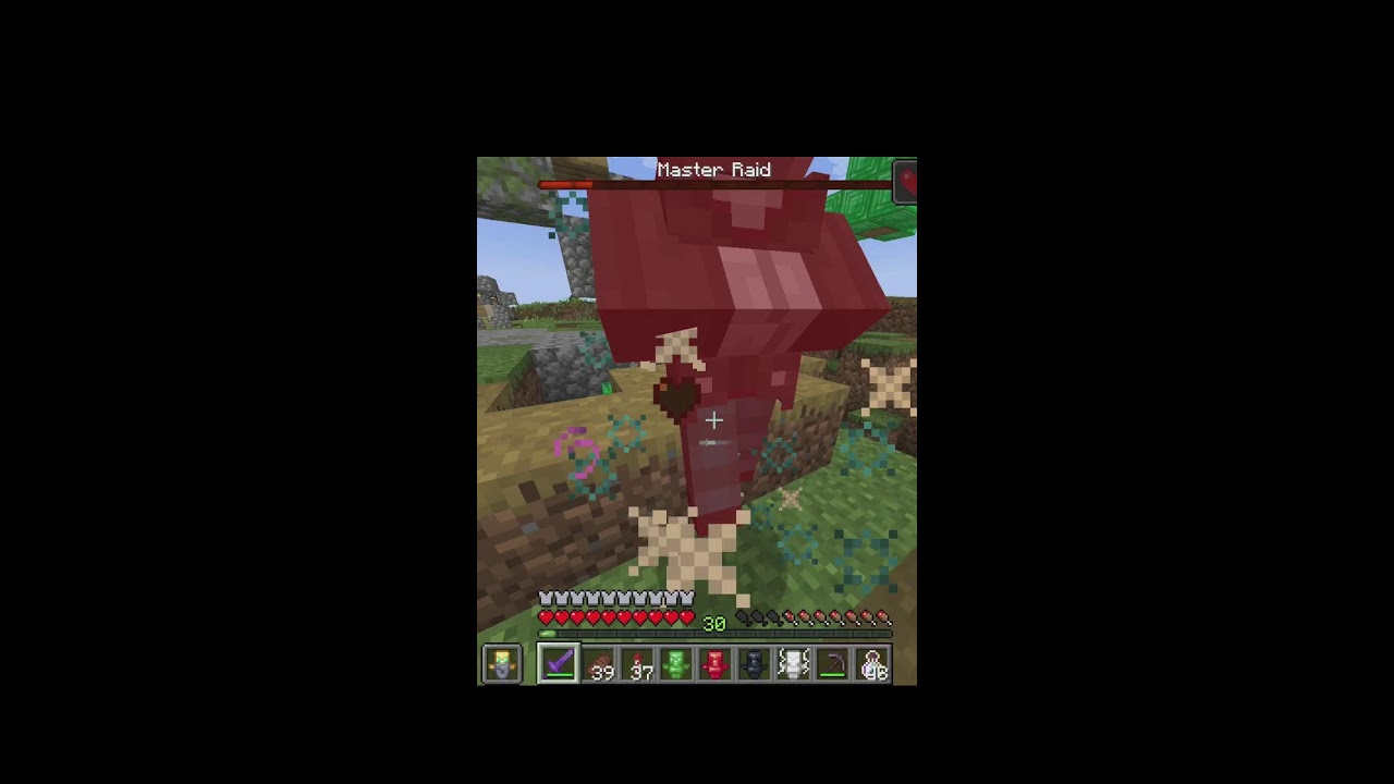 NEW Minecraft Raids SUPER DIFFICULT #minecraft (Portrait)
