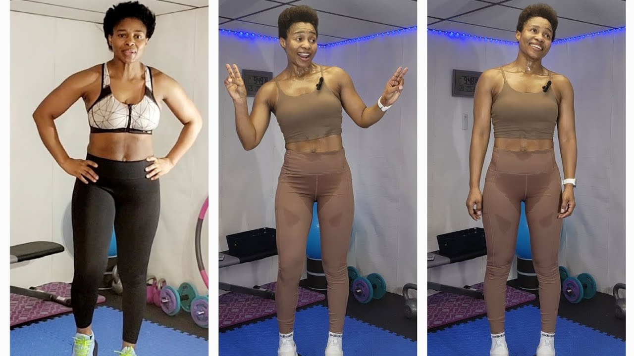 Tummy Toned, Thighs, Glutes Workout On The Mini Stepper.
