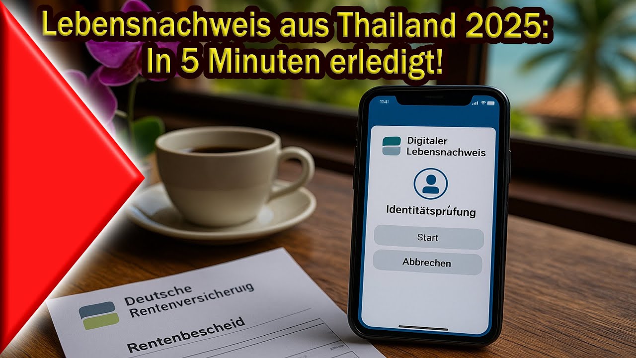 Digitaler Lebensnachweis in Thailand – So geht’s Schritt für Schritt!