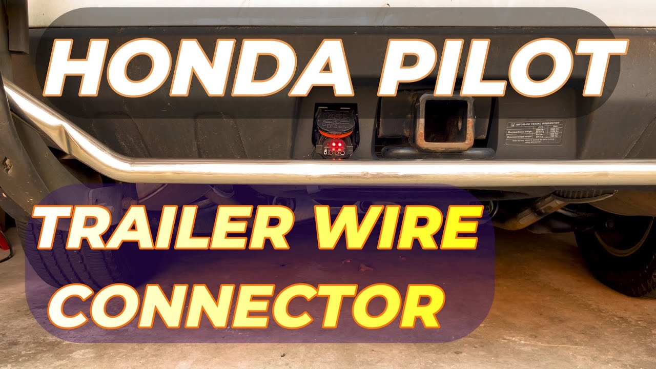 2011 HONDA PILOT TRAILER WIRE HARNESS AND CONNECTOR