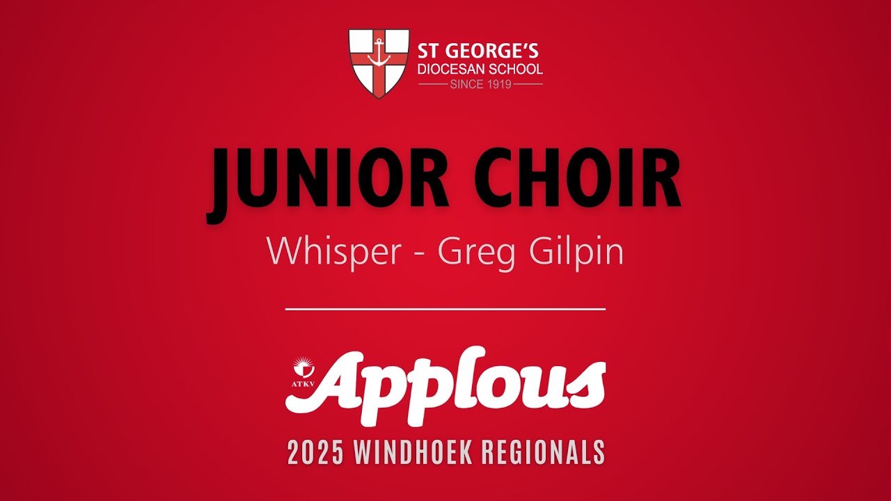 St George's Junior Choir 2025 - Whisper (Greg Gilpin)
