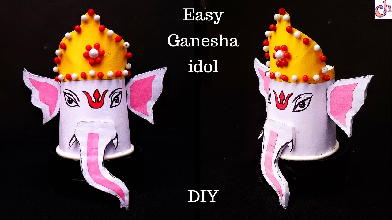 DIY Ganesha idol | Easy Craft Ideas | Best out of waste