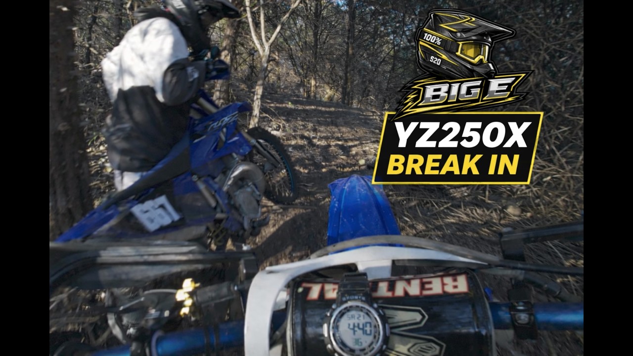 Breaking in Fresh YZ250X Before Race #1.... Went a Little Rough | Big E POV