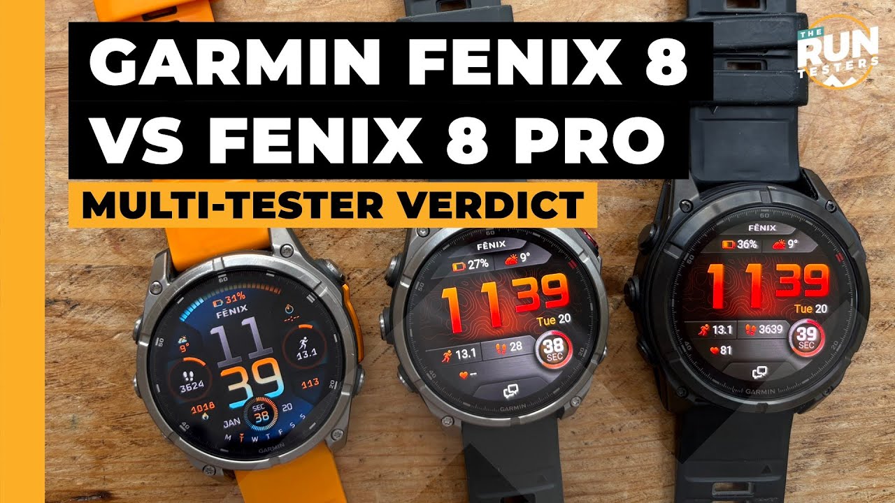 Garmin Fenix ​​8 против Garmin Fenix ​​8 Pro: стоит ли переходить на Pro?
