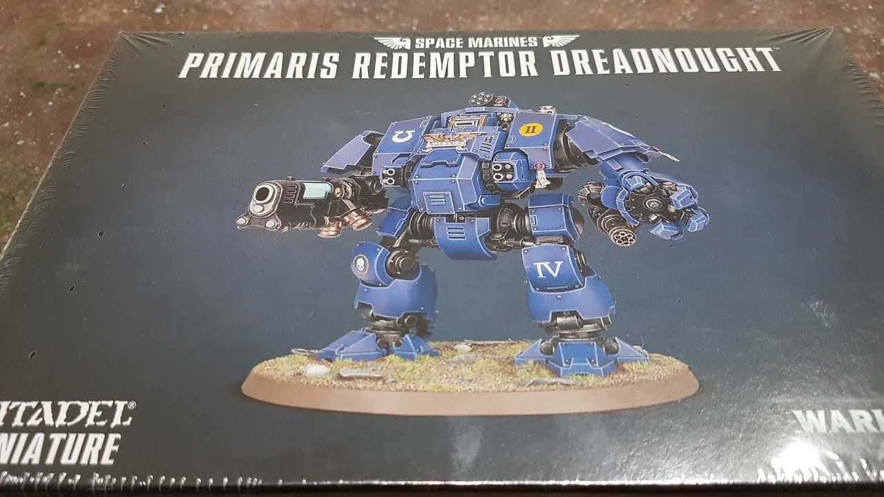 Primaris Redemptor Dreadnought; unboxing