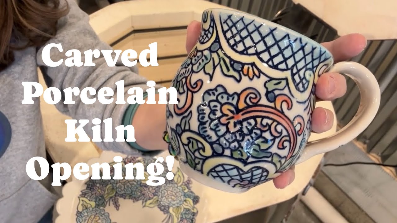 Carved Porcelain Kiln Opening!