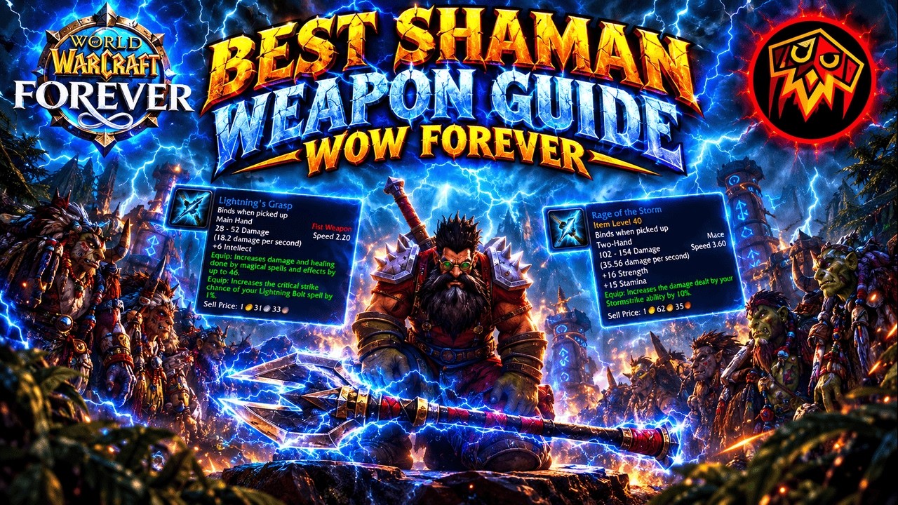 Shaman Class **INSANE** WEAPON Quest GUIDE - WoW Forever