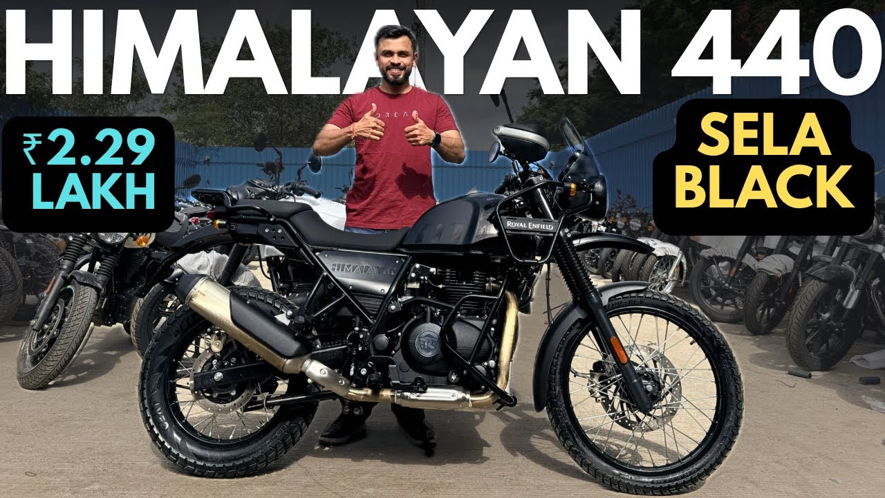 New Royal Enfield Himalayan 440 Sela Black | Detailed Walkaround Review | ₹2.29 Lakh