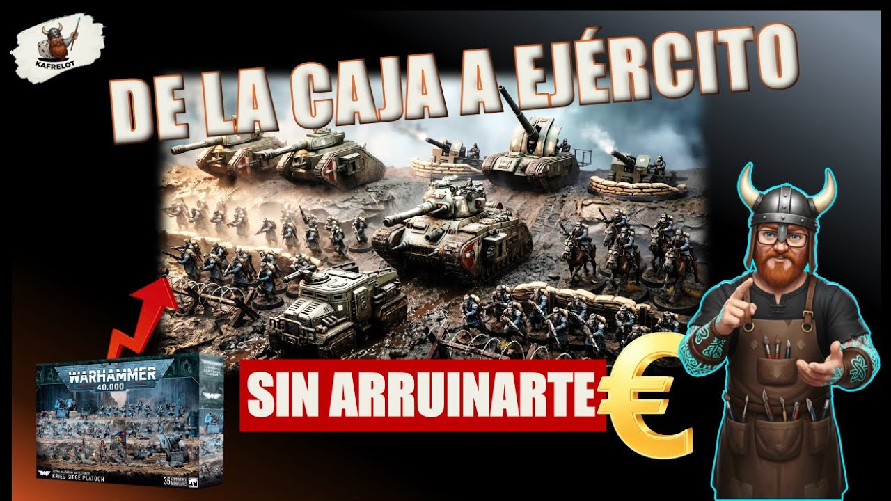 KRIEG: De la Caja a 2000 Pts BARATO (Ruta del Acero) | Guía Completa de la Battleforce al Tablero