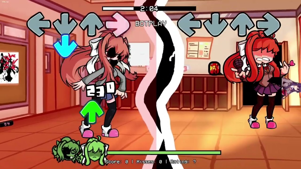 Confronting yourself but Monika's