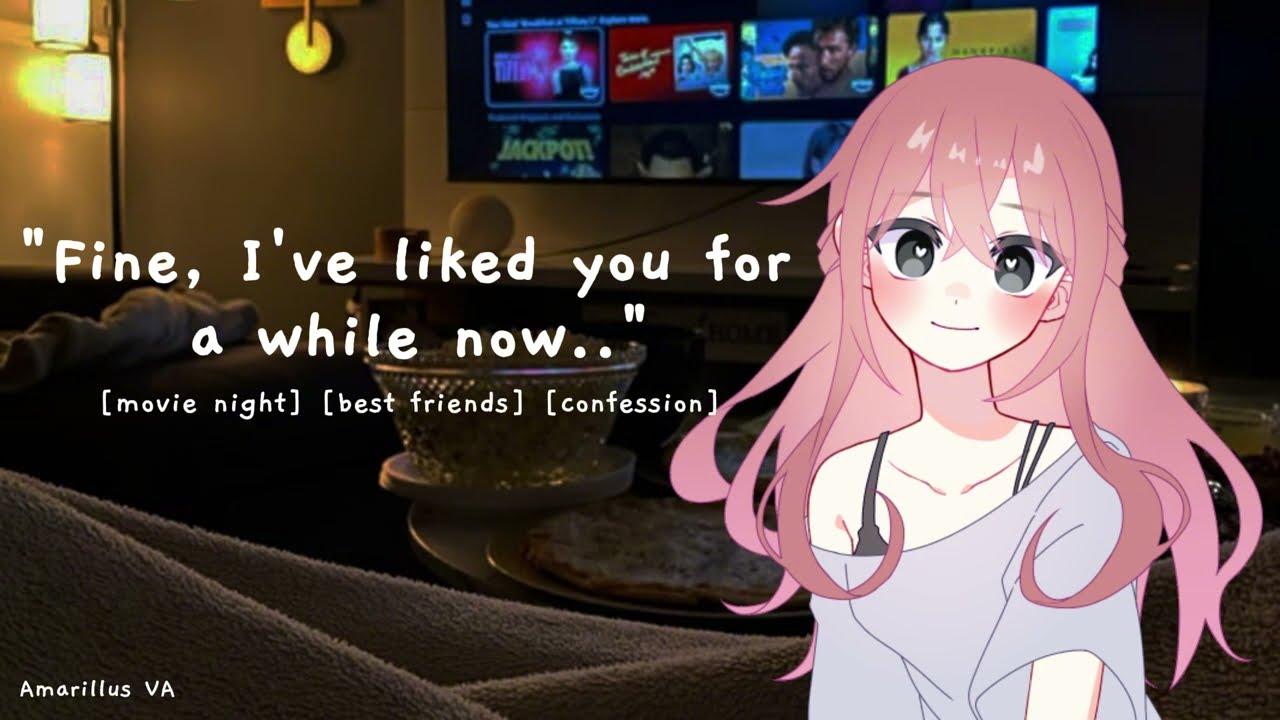 (F4M) Best Friend Confesses During Movie Night (Friends to Lovers) (Confession) | Girlfriend ASMR