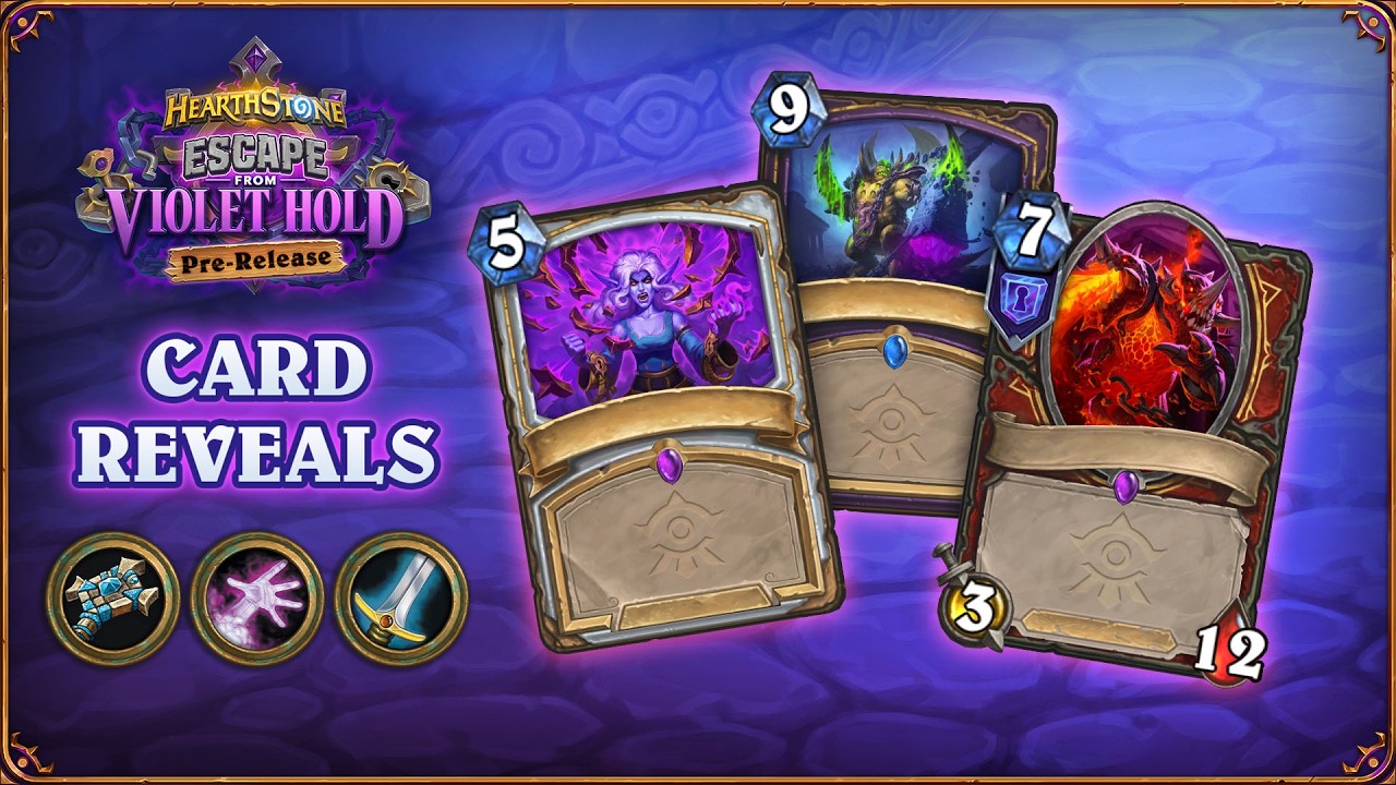 NEW Priest, Warrior & Warlock Cards with Rarran & friends! | Escape from Violet Hold | Hearthstone