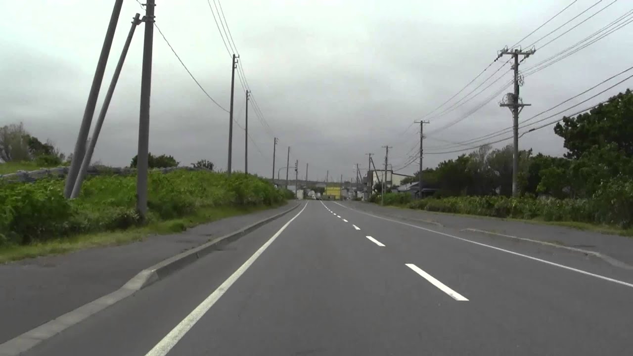 利尻島　鴛泊フェリーターミナル～沓形キャンプ場