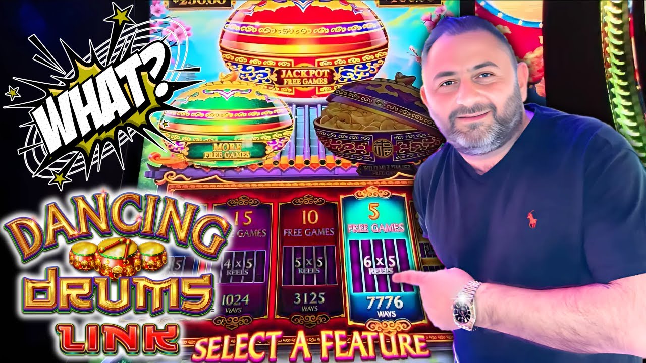 NON STOP BONUSES ON THE NEW DANCING DRUMS LINK!