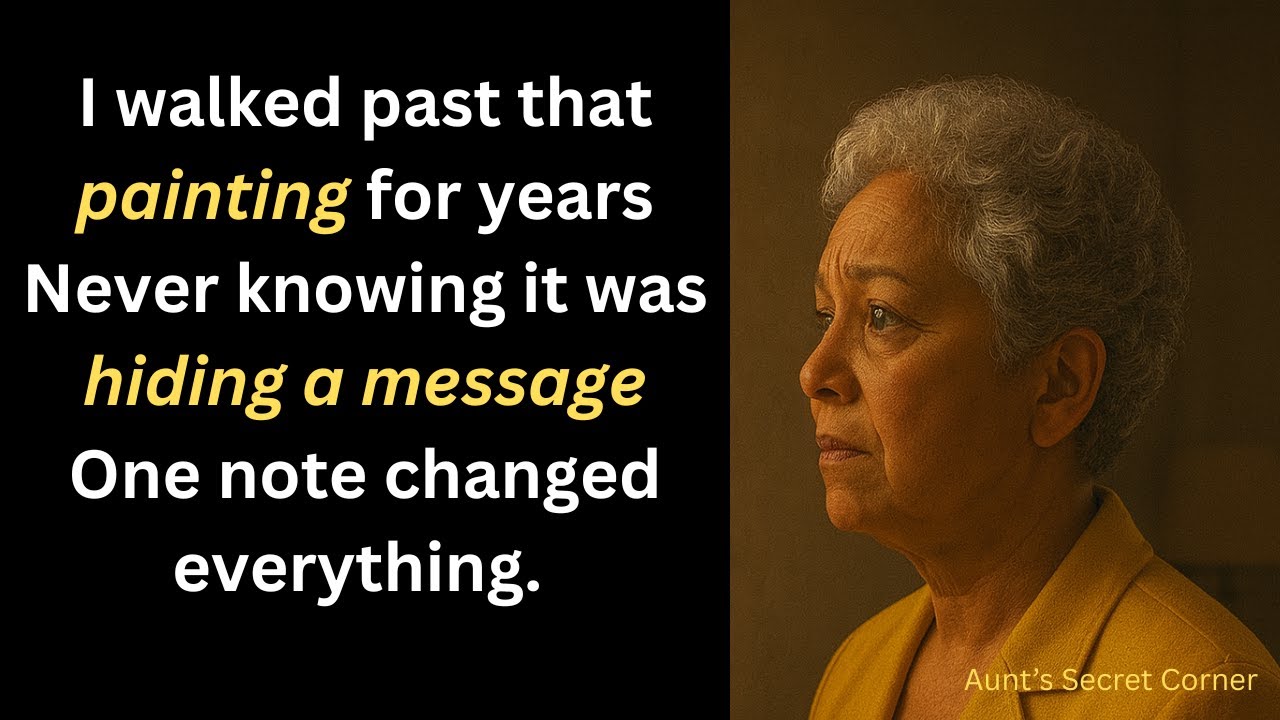 The Note I Found Behind a Painting Changed Me