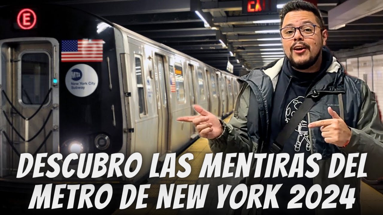 Así es el USAR el METRO de Nueva YORK que NO te engañen mi PRIMERA vez 🚇😨