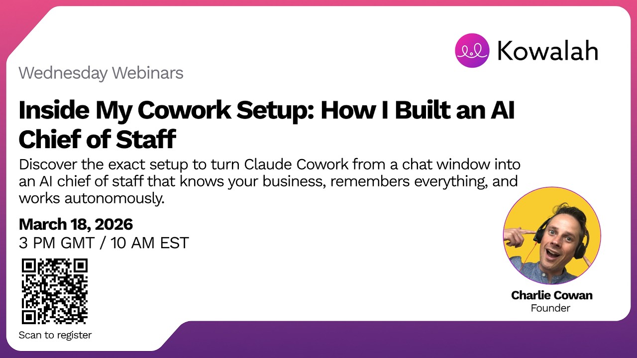 My Claude Cowork Setup: Live demos of my AI Chief of Staff