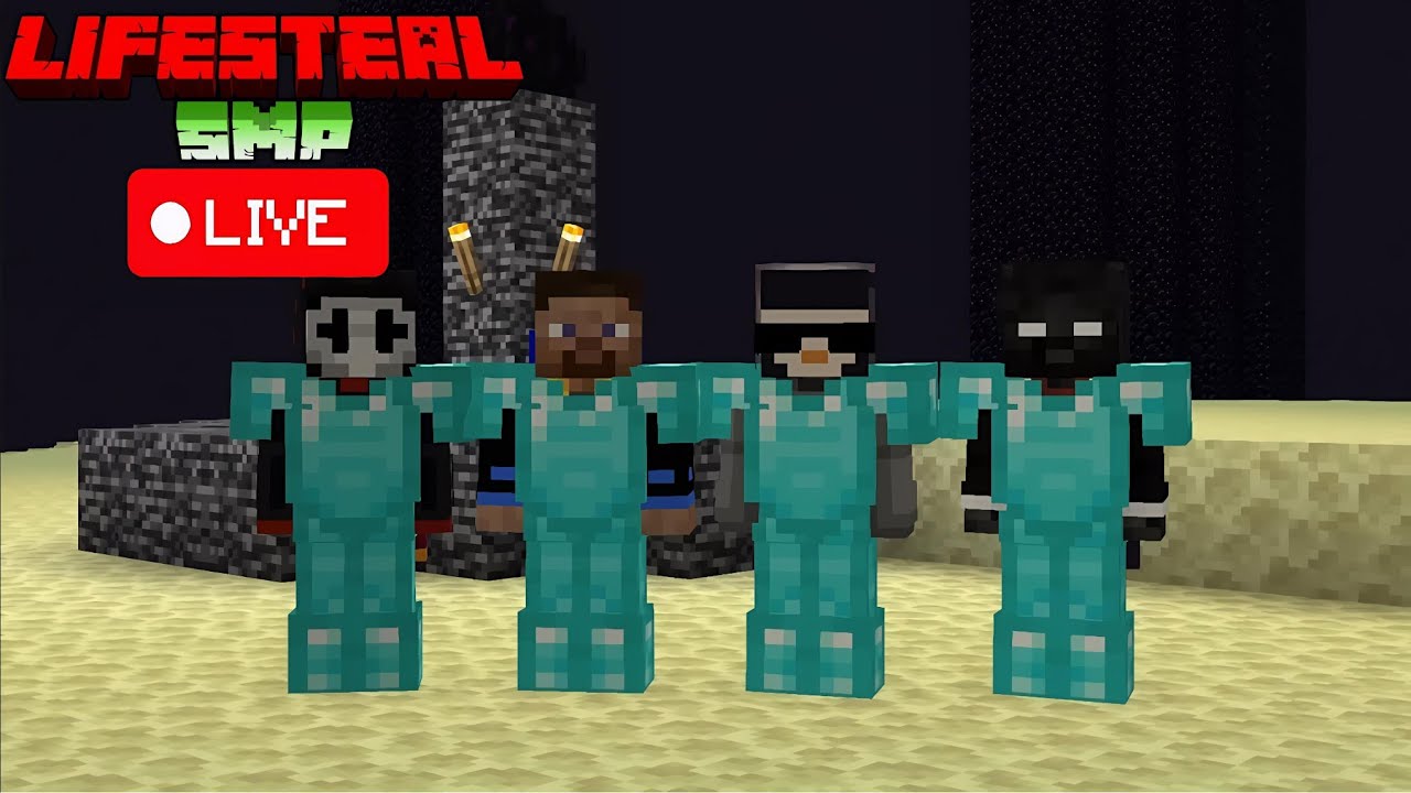 SB737 End Fight on Lifesteal SMP Season 7 Live...😱