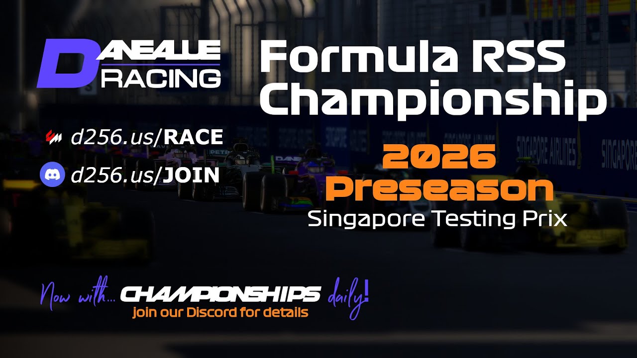 d256.us/RSS Singapore Testing Prix | Danealue.com 2026 Preseason Testing | 2 of 6