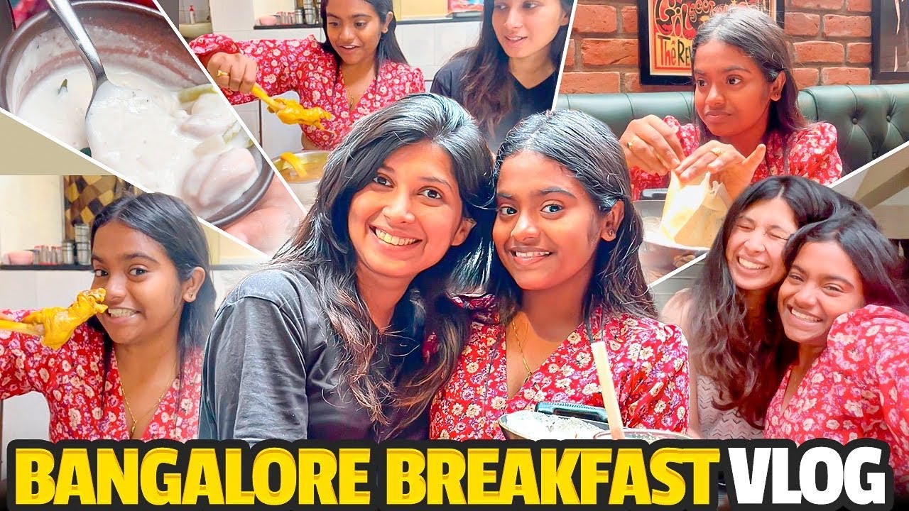 FIRST DAY IN BANGALORE😂BREAKFAST GAMMATH| #rakshita #bangalore #breakfast #tulu #tuluvlog