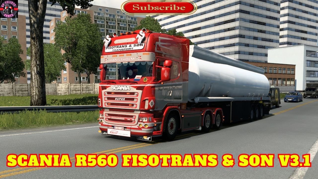 ETS2 1.50 SCANIA R560 FISOTRANS & SON V3.1