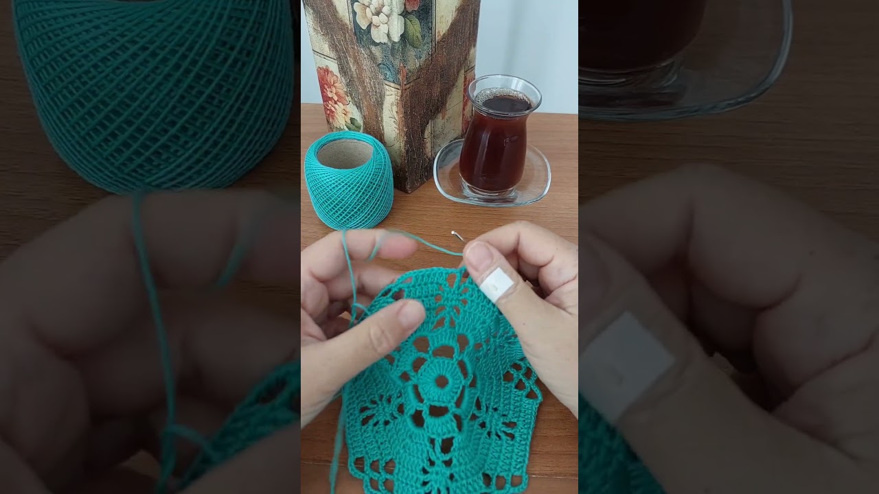 Вечная классика 😍 Урок по вязанию крючком круглого кружева! 