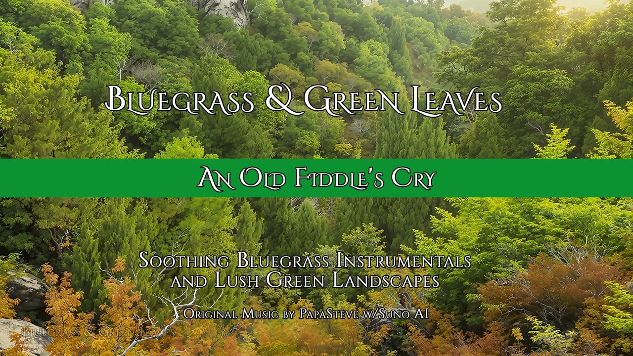 An Old Fiddle's Cry | Bluegrass & Green Leaves 4K Nature Instrumental