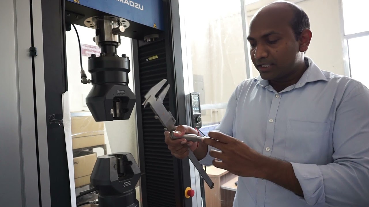 [Private Video] Exp-1: Tensile Test on Mild Steel and Cast Iron Specimen