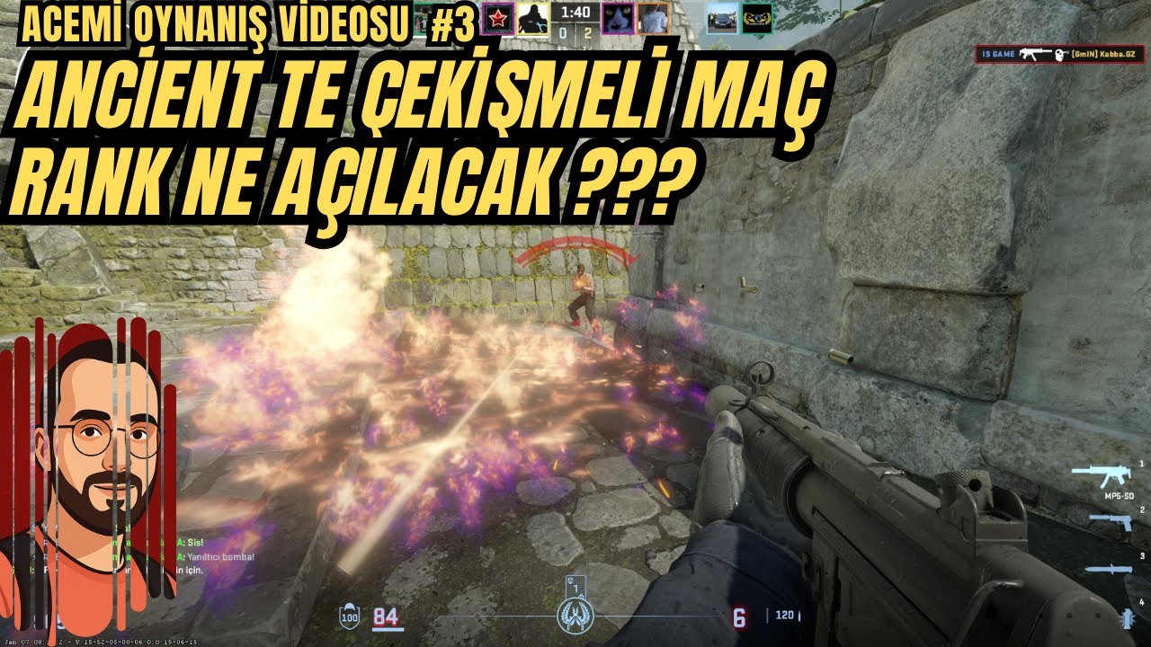 CS2 POŞET ELO MÜCADELESİ ANCİENT DE DEVAM EDİYOR...  #cs2 #gaming #gameplay