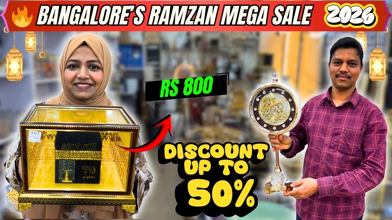 BANGALORE’S HIDDEN GEM: BIGGEST Sale on Premium Home Decor, Islamic Wall Art, Imported Crockery