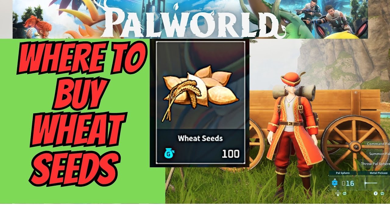Где купить семена пшеницы в Palworld
