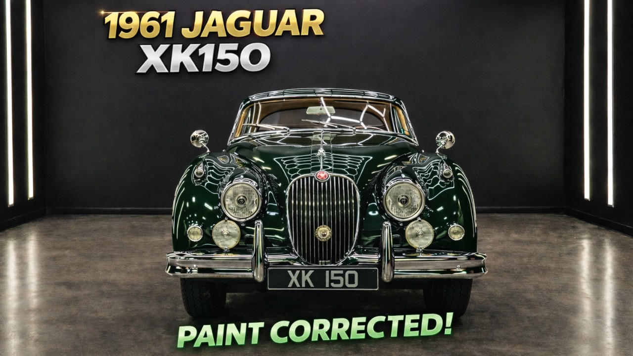 Restoring the Timeless Shine of a 1961 Jaguar XK150