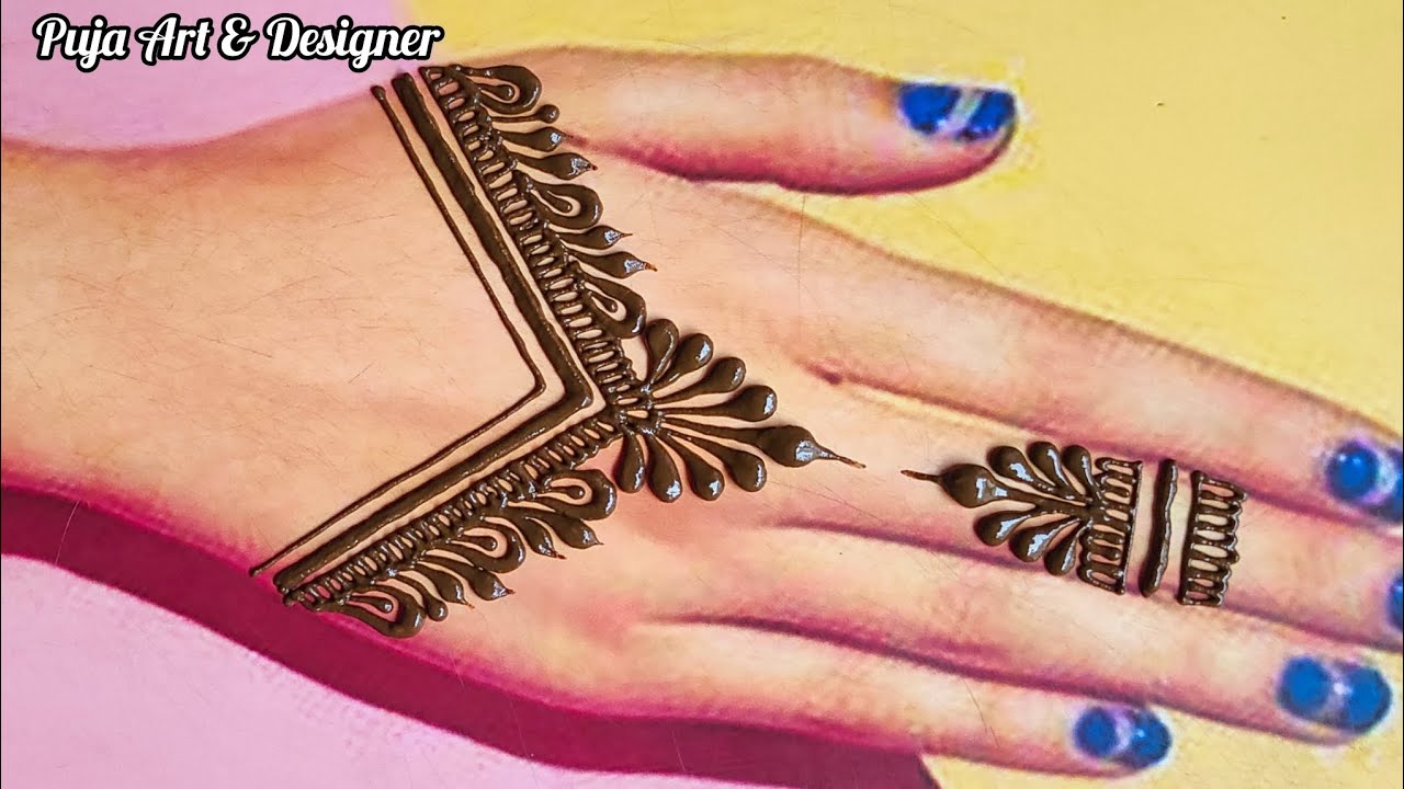 New Stylish & Beautiful Mehndi for Beginners | Easy & Simple Mehndi Design 2025 |