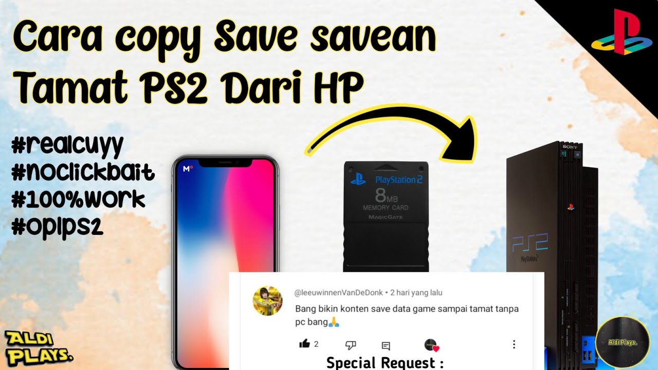 TANPA RIBET❗❗❗Cara Copy Save Data Tamat Dari Internet Di HP┃Tutorials PS2