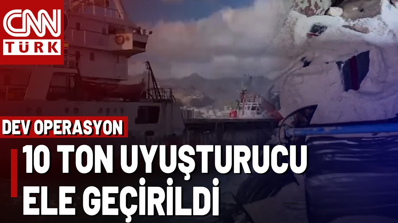 10 Tonluk Uyuşturucu Ele Geçirildi! İspanya-Türkiye Hattında Devasa Operasyon