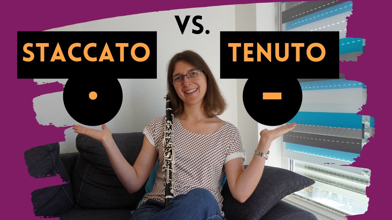 staccato vs. tenuto | Online Klarinette Lernen