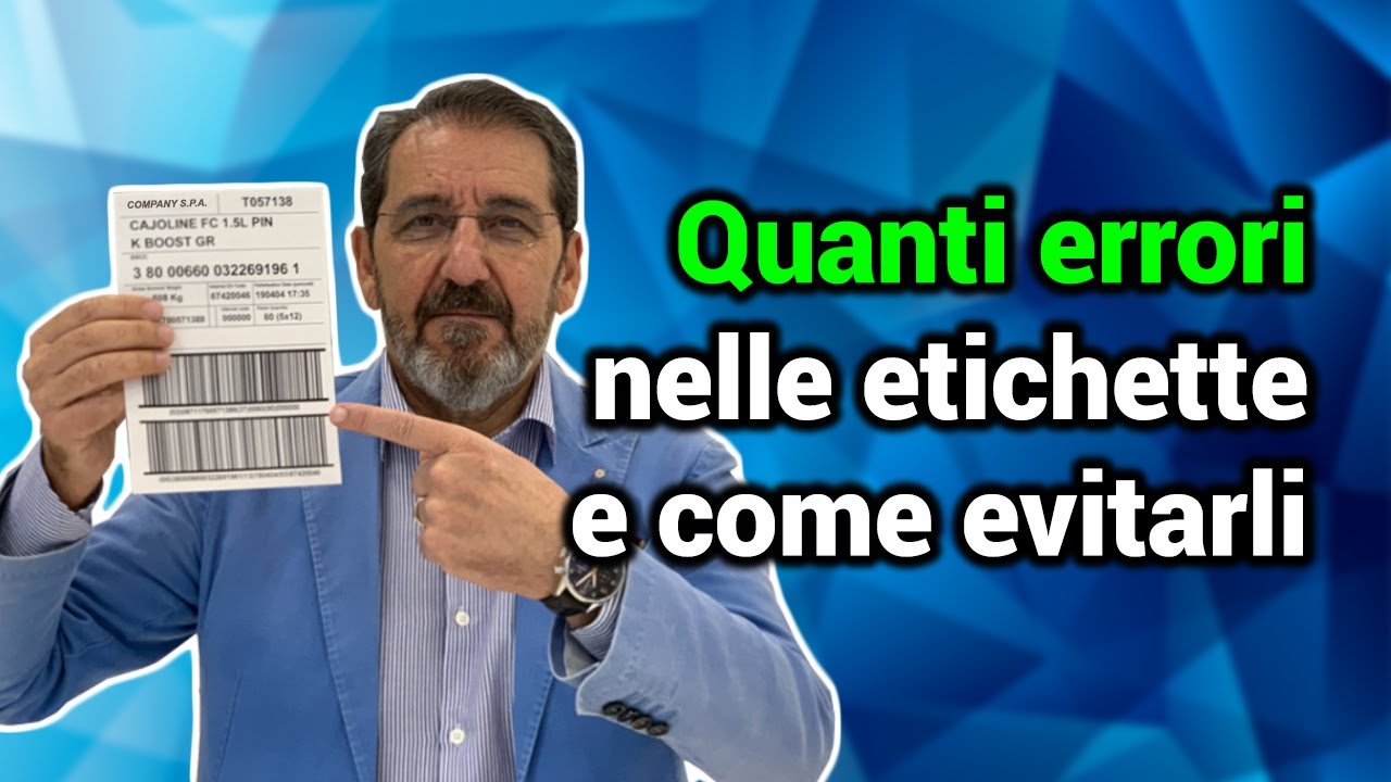 VERIFICA CODICI A BARRE // come controllare gli errori nelle etichette barcode (AXC #8)