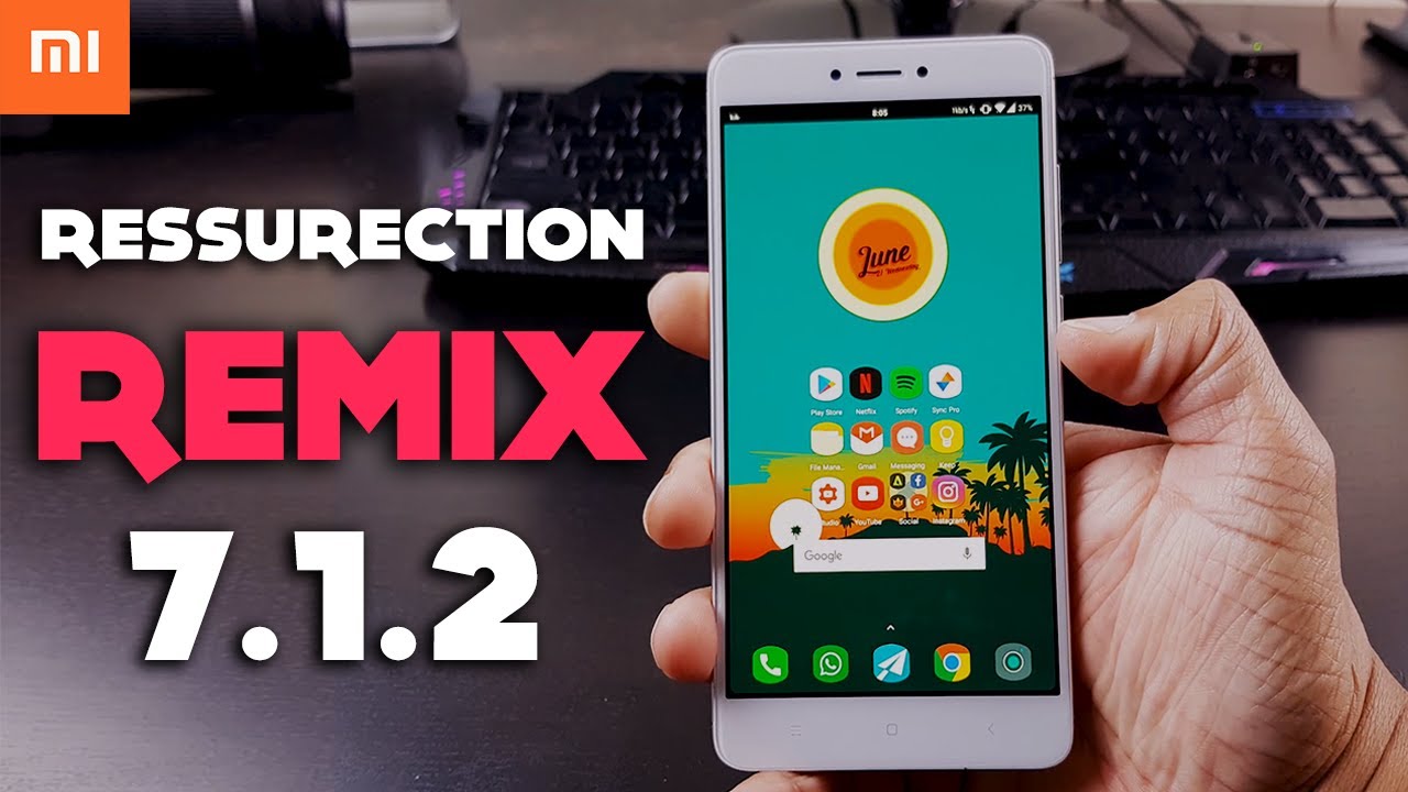 REDMI NOTE 4 Android 7.1.2 Resurrection Remix Official Rom !