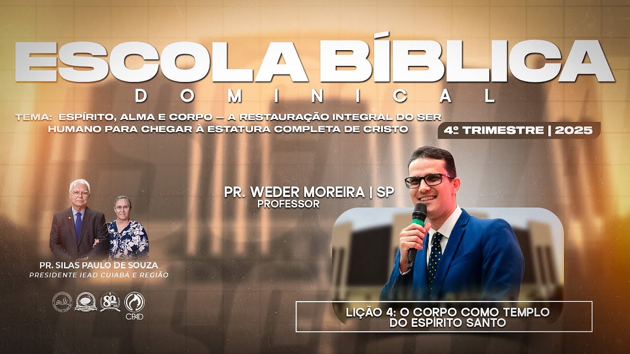 AO VIVO | ESCOLA BÍBLICA DOMINICAL (EBD) | 26/10/2025