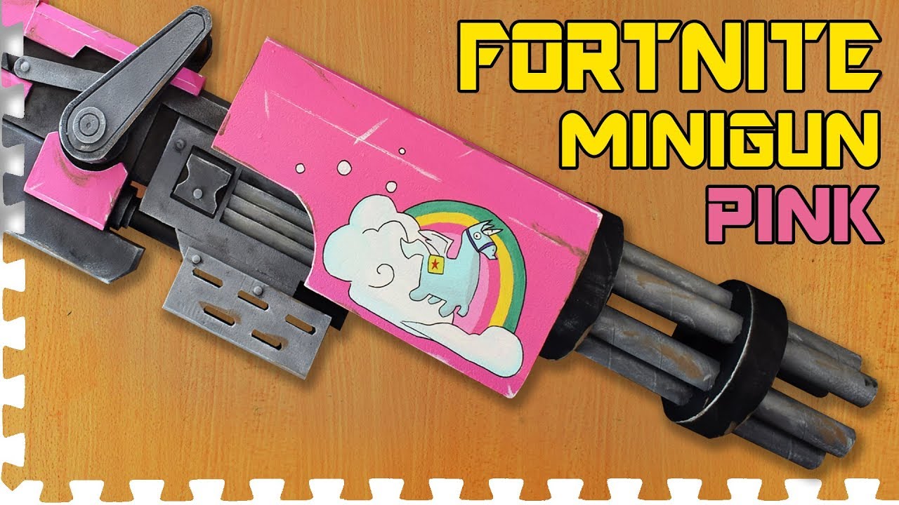 FORTNITE : Pink Minigun  - Cosplay Prop