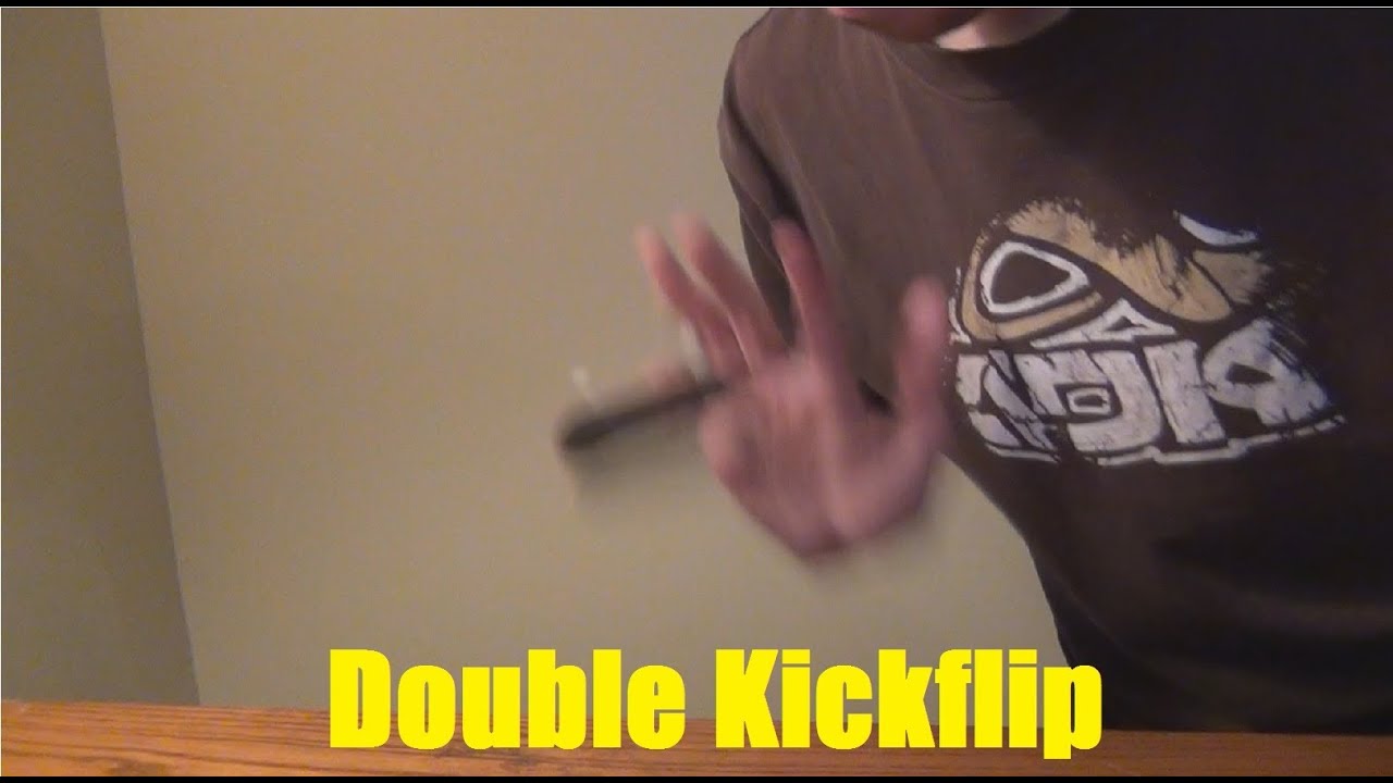 Learn How To Double Kickflip On A Fingerboard